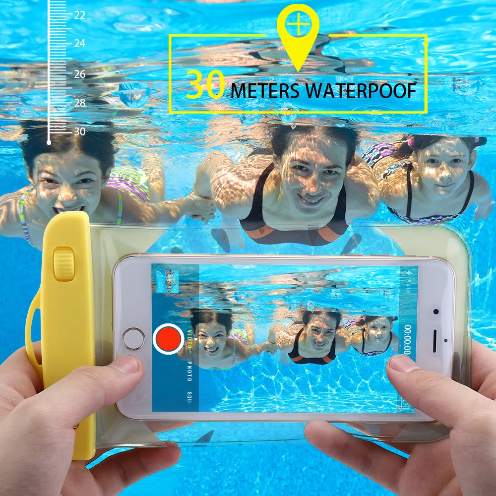 Универсальная водонепроницаемая сумка CASEIER для iPhone 7 8 6 6s Plus X 5 5S SE 30 м чехол Samsung S9 S8