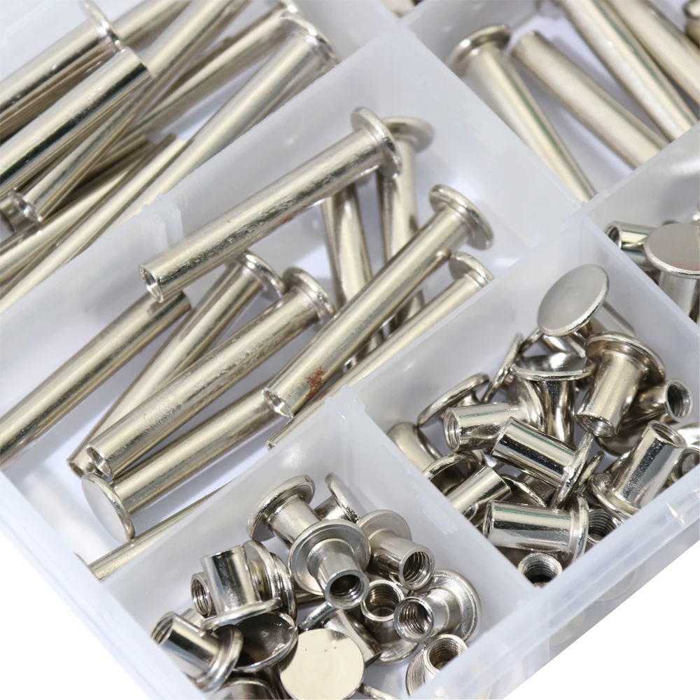 240 шт./210 шт. никелированные винты для фотоальбомов|kit kits|kit screwnickel screws |
