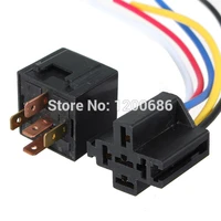 dc 12v 40a amp relay socket spdt 5 pin 5 wire for auto car truck accessories