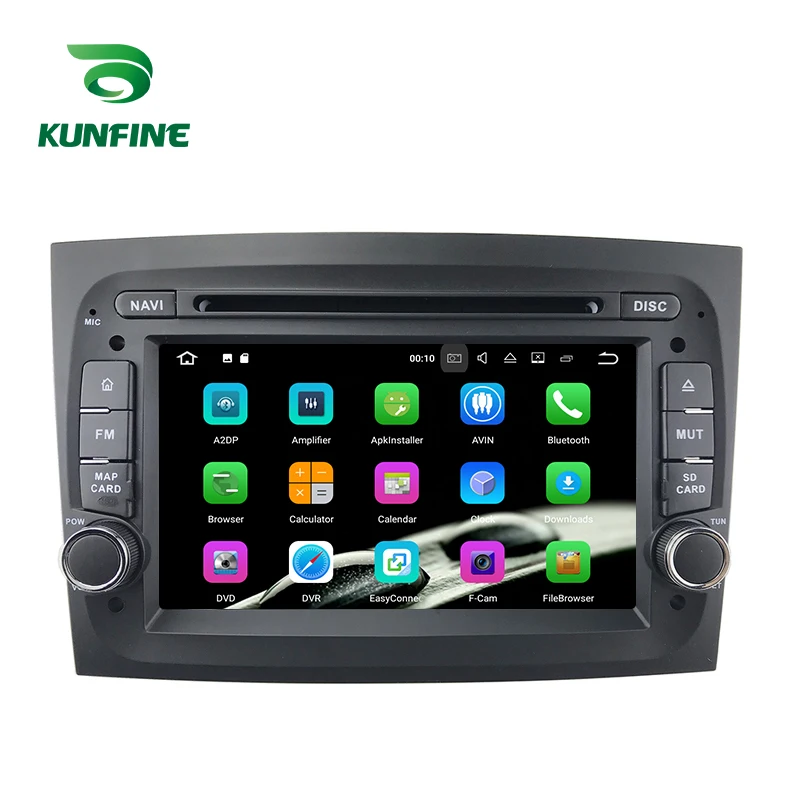 Android 9,0 Core PX6 A72 Ram 4G Rom 64G Автомобильный DVD gps мультимедийный плеер стерео для FIAT Doblo радио головное устройство 3g wifi