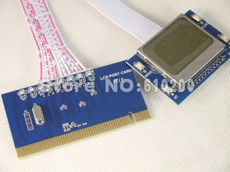 PTI9 Настольный ПК материнская плата PCI отладка ремонт тест ЖК-дисплей PCI диагностический тест отладочная почтовая карта английский дисплей