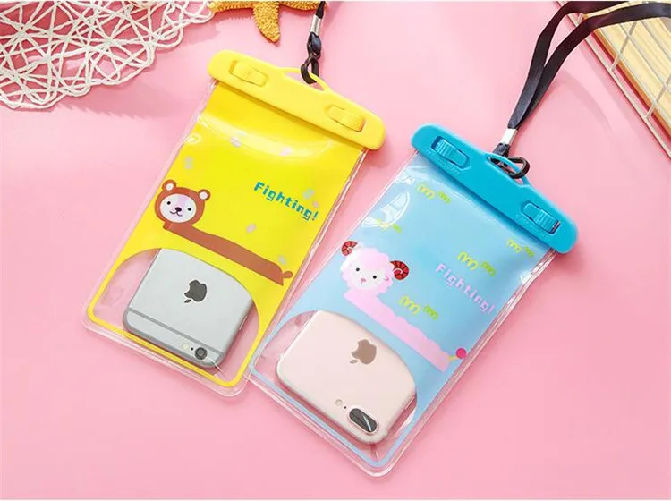 Universal Phone Bags Pouch Strap Waterproof Case Cover For iPhone 6 6s 7 Plus 5S SE For Samsung Galaxy S6 S7 Edge Plus S8 Pouch