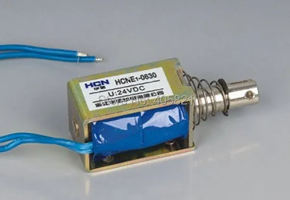 

24V Pull Hold/Release 3-5mm Stroke 0.62Kg Force Electromagnet SolenoidActuator