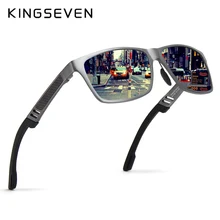 KINGSEVEN, оригинальные поляризованные солнцезащитные очки, брендовые, алюминиево-магниевые, зеркальные, мужские спортивные очки для вождения, очки Oculos De Sol