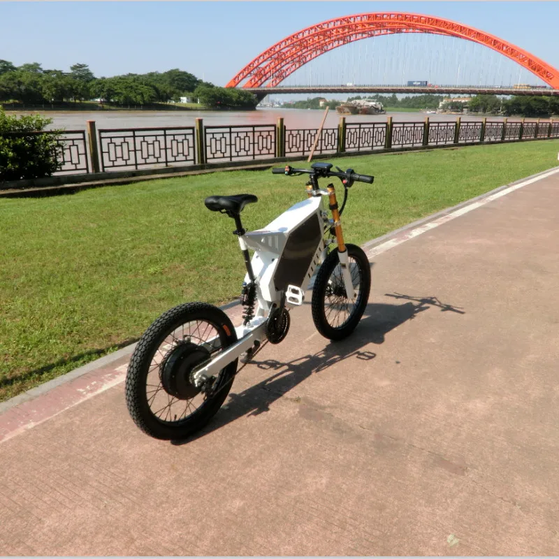 72V3000W5000W Plus Stealth Bomber Электрический велосипед eBike e Bike с литий ионной батареей 30