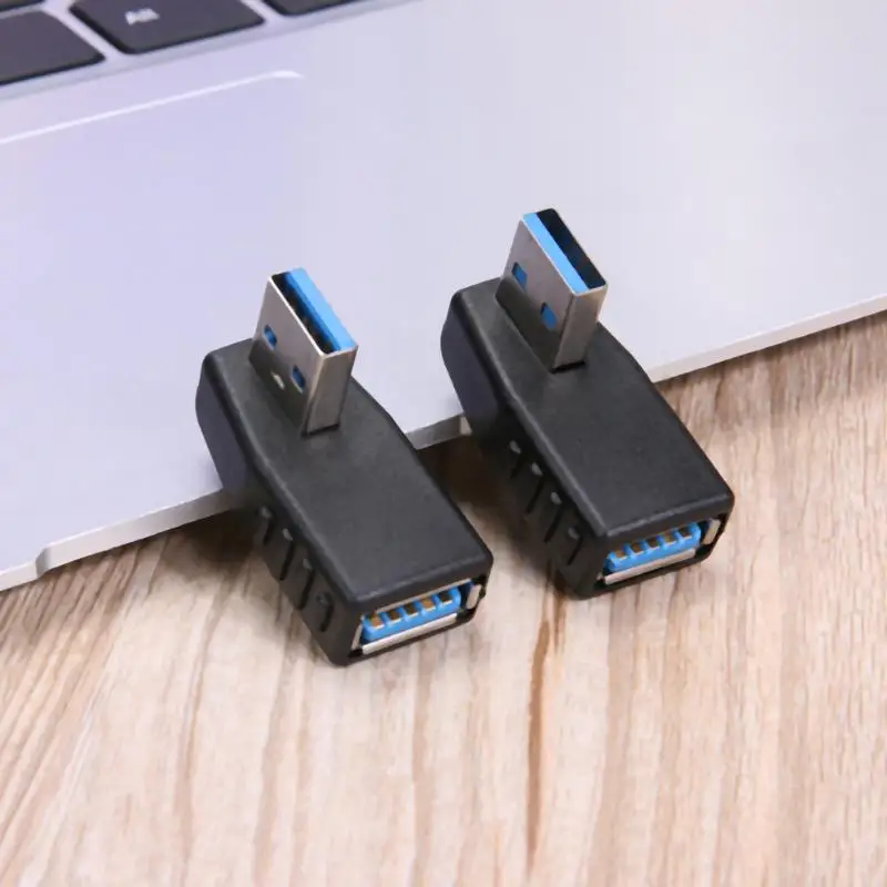 USB 3.0 локтевой Кабель адаптер удлинитель штекер гнездо 90 градусов компьютерные