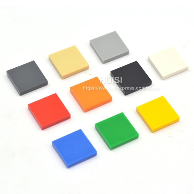 

Early Learning Educational Toys Plastic Building Blocks Compatible With LEGOES Star City Bricks Parts 2x2 Flat Kids DIY Toys Kit