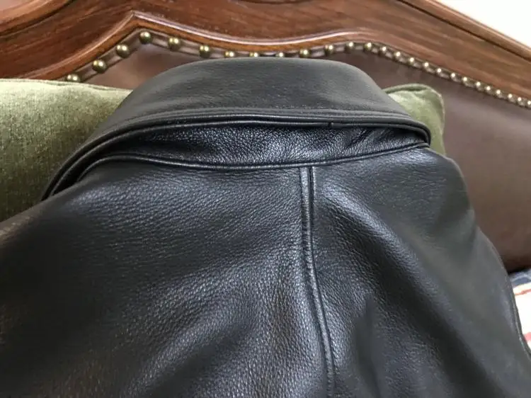 Брендовые Новые Классические мужские куртки из воловьей кожи, Качественная мужская Толстая куртка из натуральной кожи. Распродажа, повседневное теплое длинное пальто