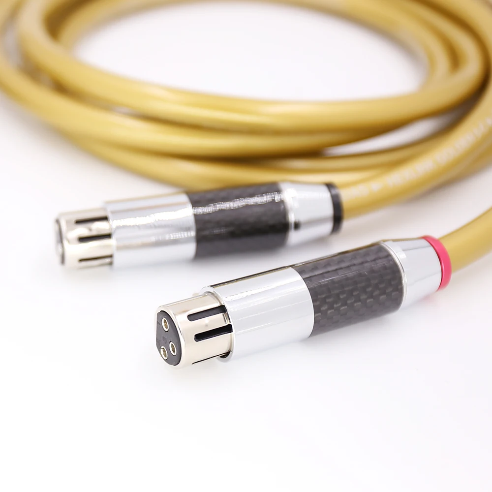 HI End 5C медный Fi XLR кабель чистый OCC HIFI двойной папа мама соединительный