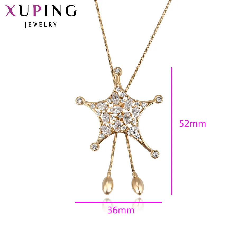 Xuping Fashion Necklace New Design Big Long Gold Color Plated Women Men Chain Jewelry Gift 42354 | Украшения и аксессуары