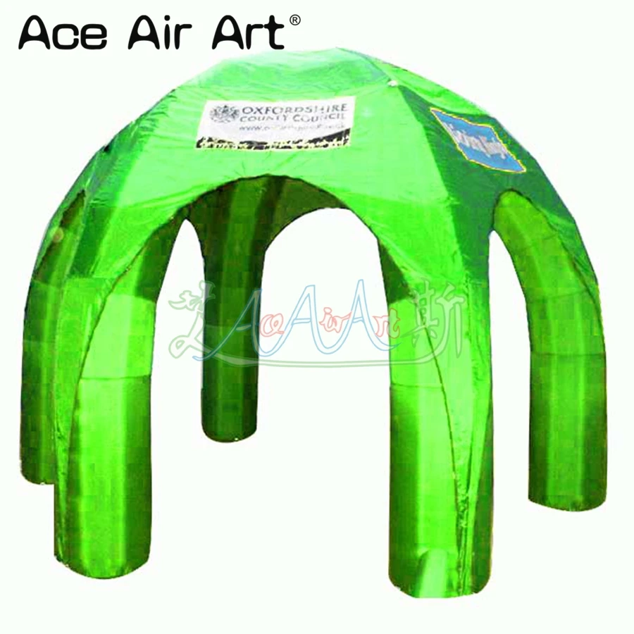 

Top quality small inflatable spider tent/event station 3m diameter pop up dome tentage for advertising