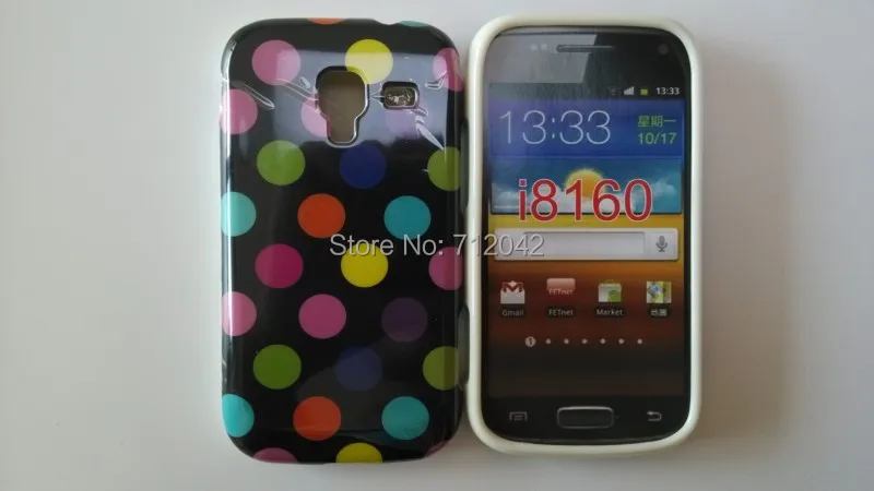 OEEKOI горошек мягкий гелевый Чехол из ТПУ чехол для samsung Galaxy Ace 2 i8160 Бесплатная