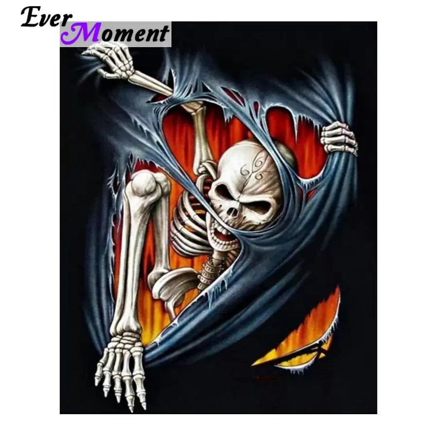 Набор для алмазной живописи с вышивкой крестиком ASF730|skull cross stitch|diamond painting skull5d diamond