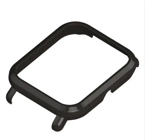 Black case Mijobs Ремешок Браслет защитный чехол для Xiaomi Huami Amazfit Bip BIT PACE Lite Молодежные часы PC оболочка бампер - Цвет: Black case
