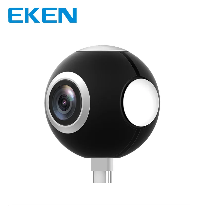 EKEN Пано в живую мне 360 панорамный Камера VR 1920*960 Ultra HD видео двойной Широкий формат
