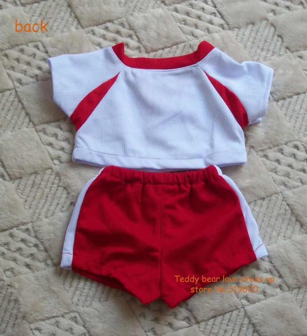 teddy bear clothes fashion football outfit to fit 12-14&quot like build a in USA factory direct supply | Игрушки и хобби