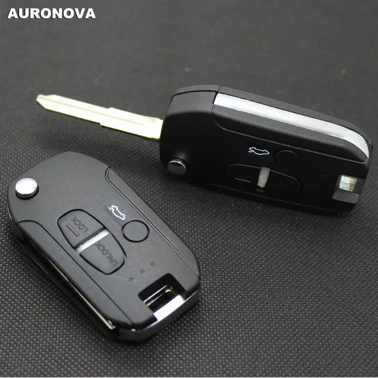 Новый обновленный откидной складной чехол для ключей AURONOVA Mitsubishi Lancer