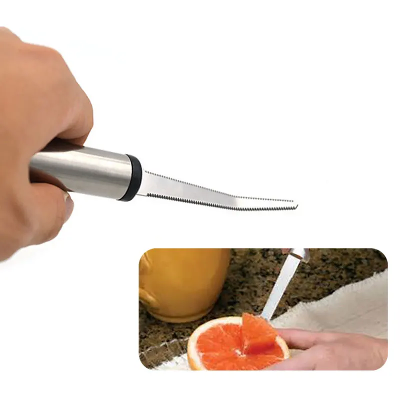 ZORASUN нож грейпфрут ложка для грейпфрута из нержавеющей стали|stainless steel grapefruit