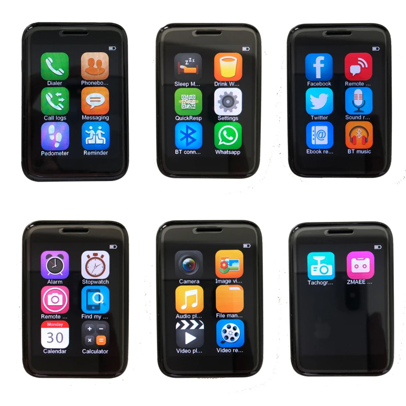 Смарт-часы Android Поддержка музыки видео HD камера вызов большой экран часы 500 мАч