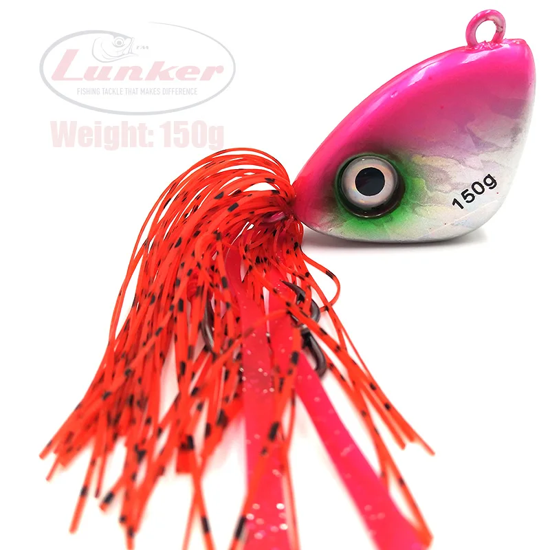 Lunker madai tai kabura 150 г резиновая металлическая джиг голова красный snapper тунец Марлин