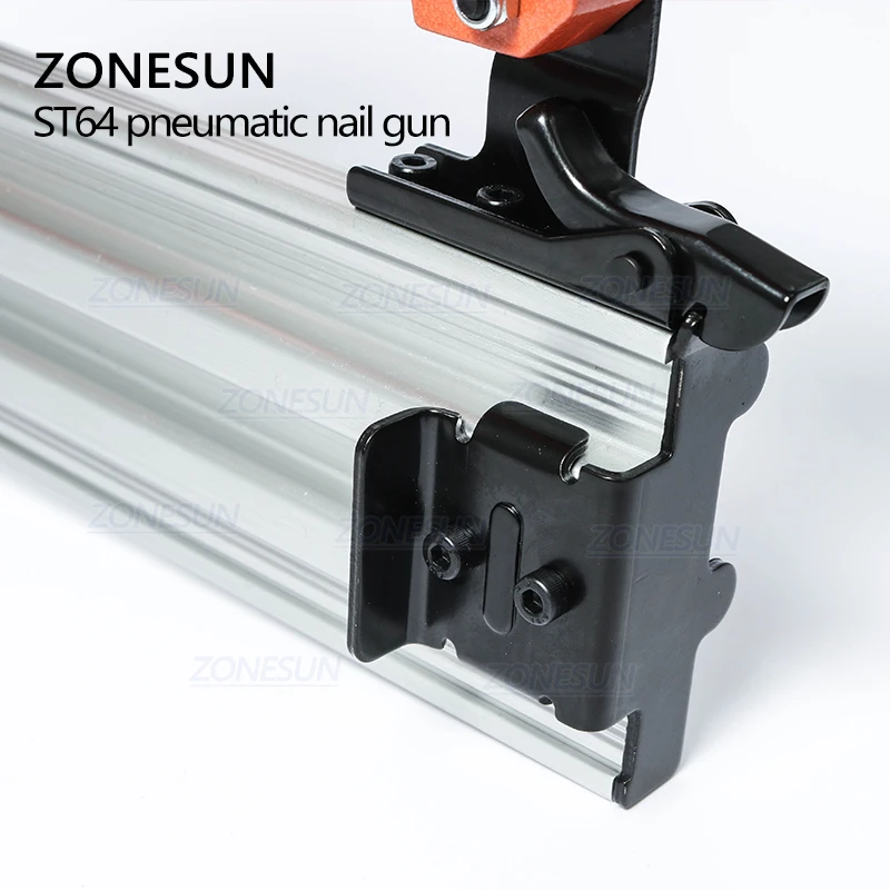 ZONESUN ST64 стальной Железный пистолет для гвоздей пневматический микропиннер
