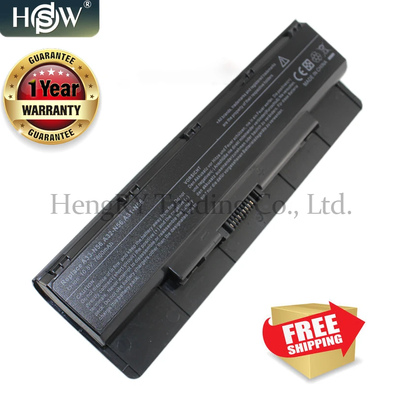 HSW 9 ячеек батареи A31 N56 A32 для Asus N56D N56DY N56J N56JK N56VM N56VV N56VZ N56JN N56JR N56V N56VB N56V|Аккумуляторы