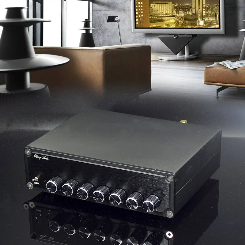 Аудиоусилитель A600 DC24V 50 Вт * 5 + 100 TPA3116 1 канала Bluetooth 4 2 с регулировкой высоких