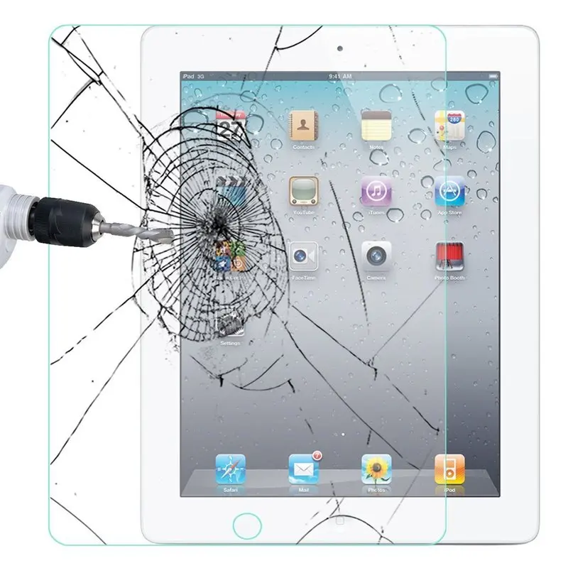Tempered Glass Screen Protector for Apple IPad 2 3 4 I Pad Ipad2 Ipad3 Ipad4 Tablet Case Protective Film Funda Accessories | Компьютеры и