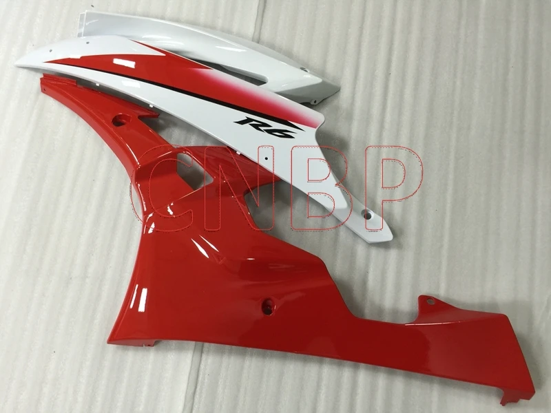 Обтекатели для YAMAHA YZFR6 2006 - 2007 Белый Красный обтекатель мотоцикла YZF R6 комплекты