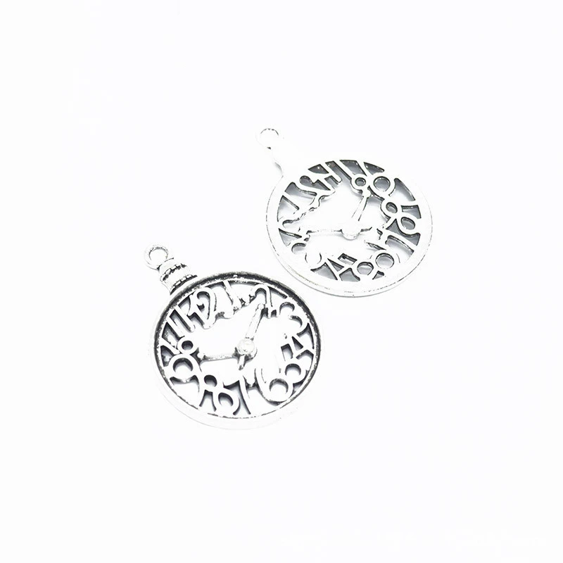 

25pcs Clock Charms DIY Jewelry Making Pendant Fit Bracelets Necklaces Earrings Handmade Crafts