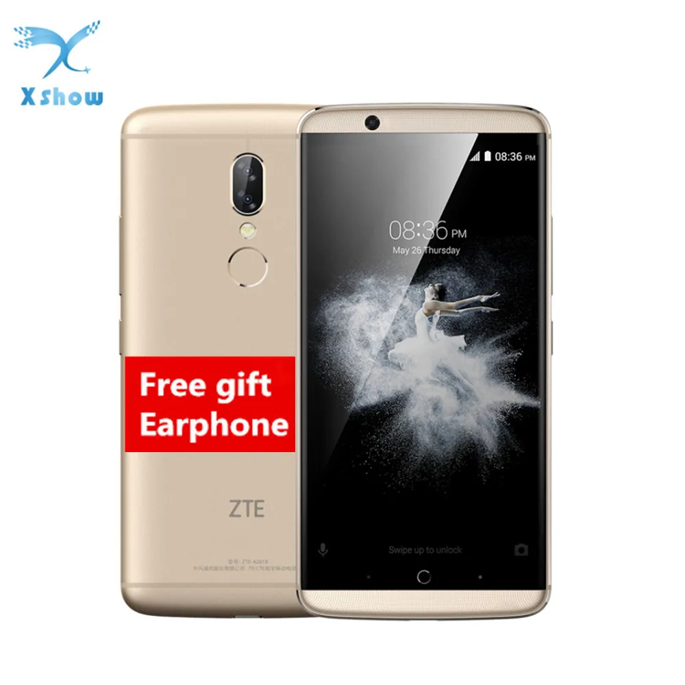 Zte Axon7S A2018 Axon 7s Snapdragon 821 4 Гб ОЗУ 128 Гб ПЗУ 5," 2K экран Dolby Sound HIFI Двойная камера 12 Мп+ 20 МП NFC мобильные телефоны