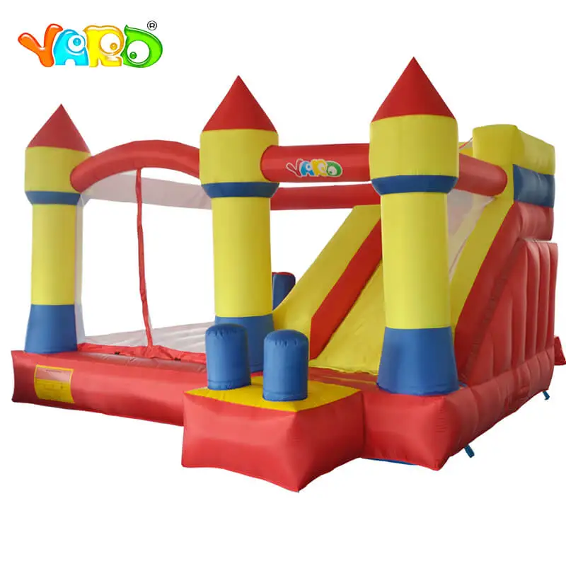 6037 bouncer YARD Bounce House с горкой препятствия детский открытый замок прыжка с воздуходувкой Надувной Батут Большой вышибала для детских игрушек - Цвет: 6037 bouncer