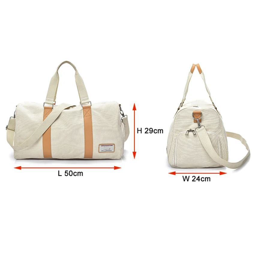 Multifunction Vintage Canvas Men's Travel Bags Carry on Luggage Women Large Tote Handbags for Clothes Shoes | Багаж и сумки