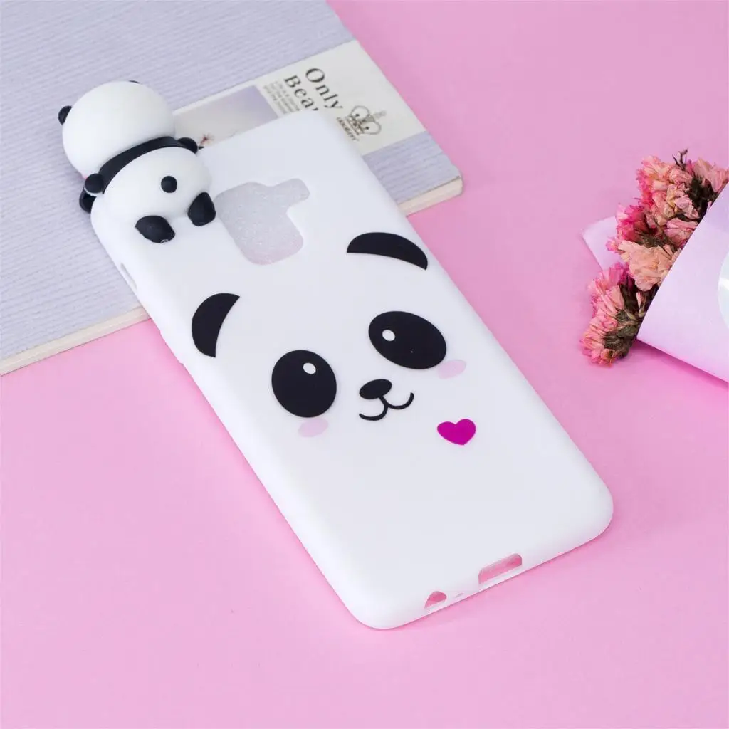 For Samsung Galalxy A8 (2018) 3D Doll Unicorn Panda TPU POP Soft Phone Case Cover |