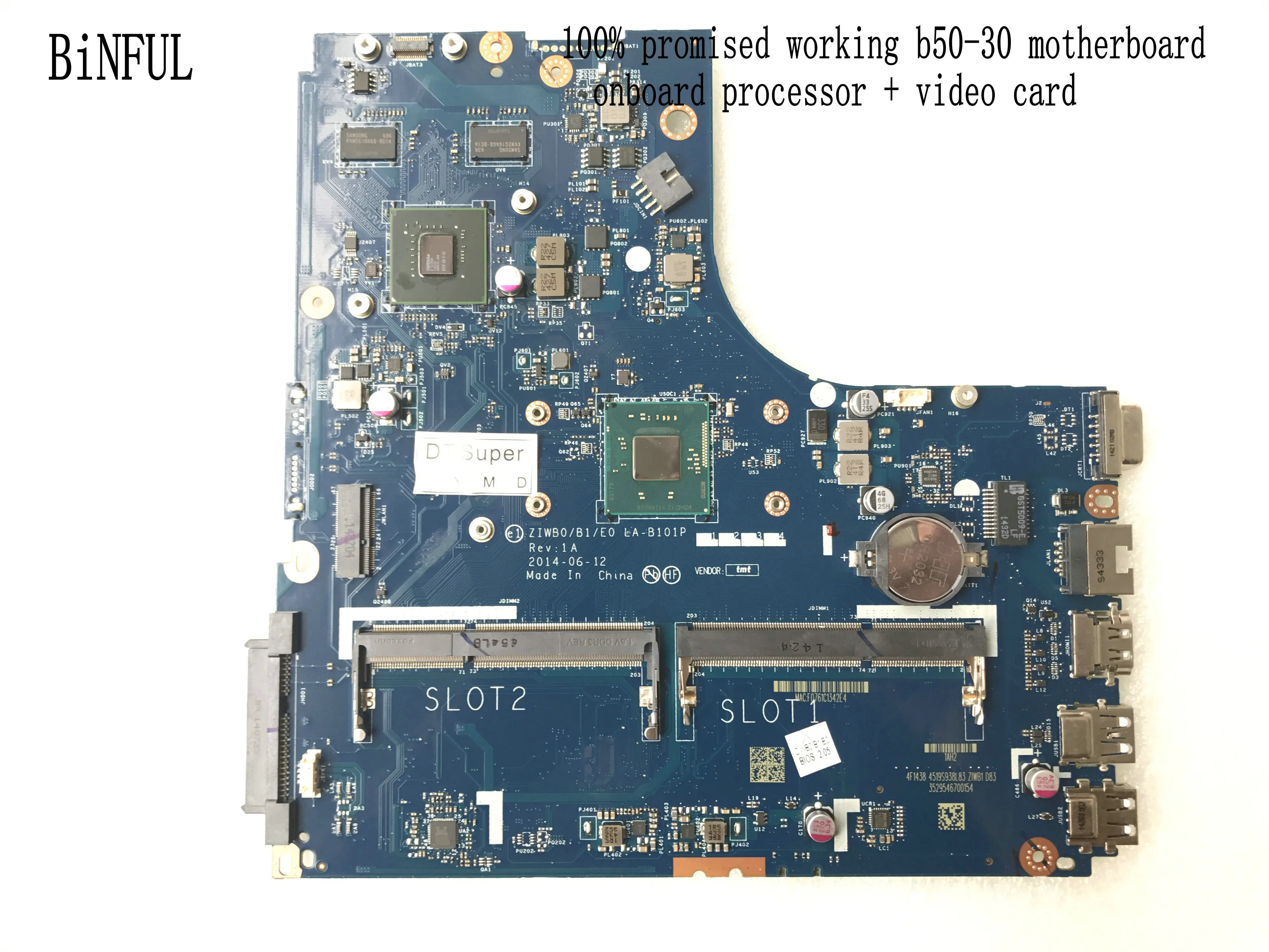 AVAILABLE  ZIWB0/B1/E0 LA-B101P MOTHERBOARD FOR LENOVO B50-30 B51-30 MAIN BOARD CPU N3050 / N3060 +920M 90 DAYS WARRANTY