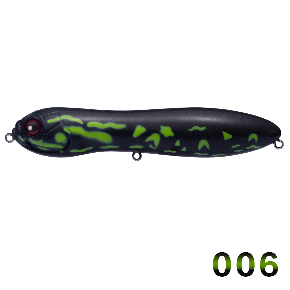 006 HuntHouse IMAKATSU Trairao карандашная приманка с длинным отливом для ловли окуня, щуки, приманка Crazy topwater, поверхность, громкий звук - Цвет: 006