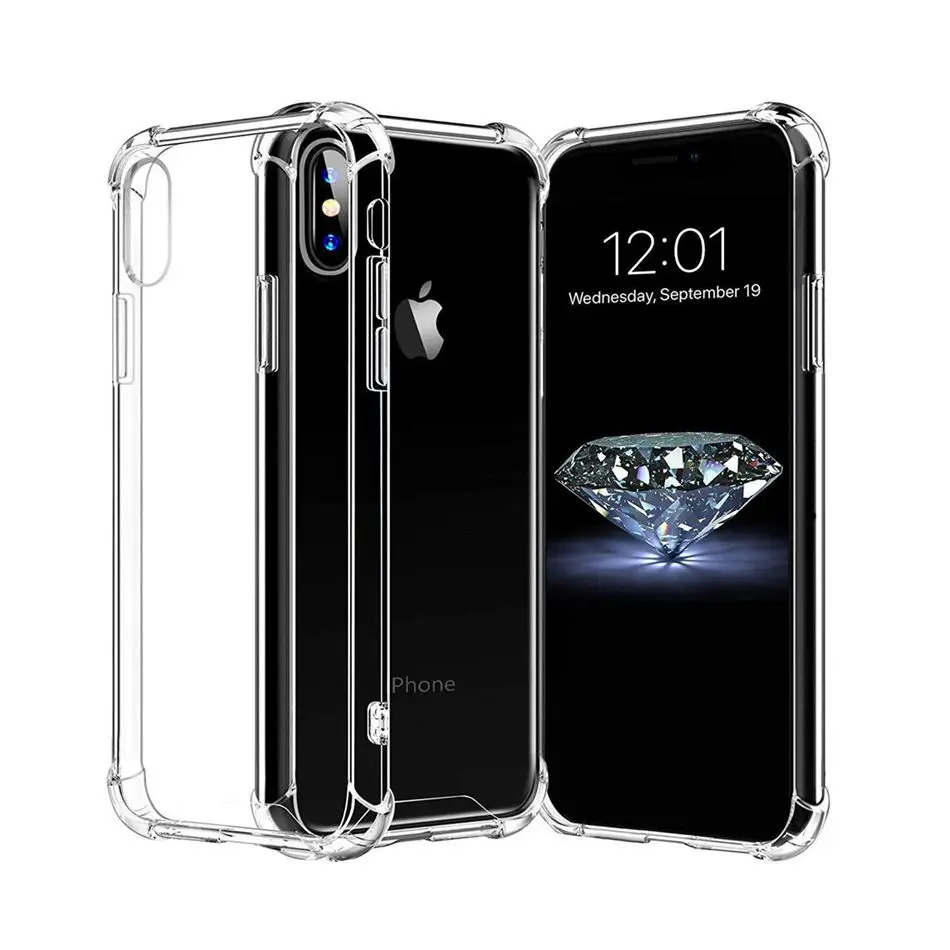 Прозрачный силиконовый чехол для телефона iPhone 8 7 6 6S Plus модный противоударный