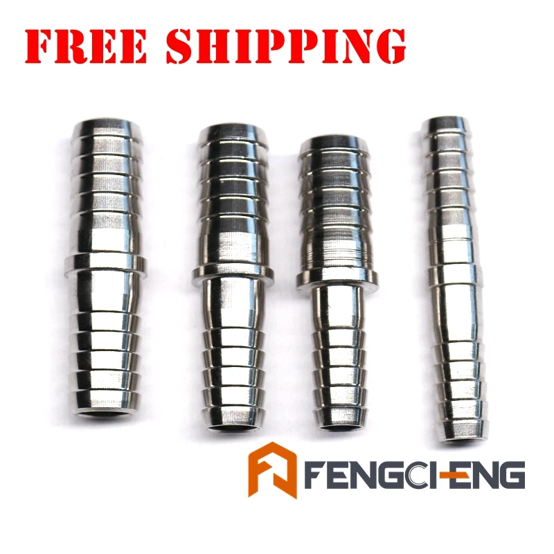 

Free Shipping Stainless Steel Hose Barb Splicer, Brewer Hardware