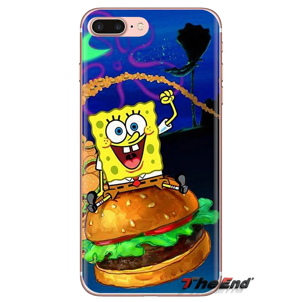 Soft Transparent Cases Covers SpongeBob And Patrick Star Game For Samsung Galaxy A3 A5 A7 A9 A8 A6 Plus 2018 2015 2016 2017 |