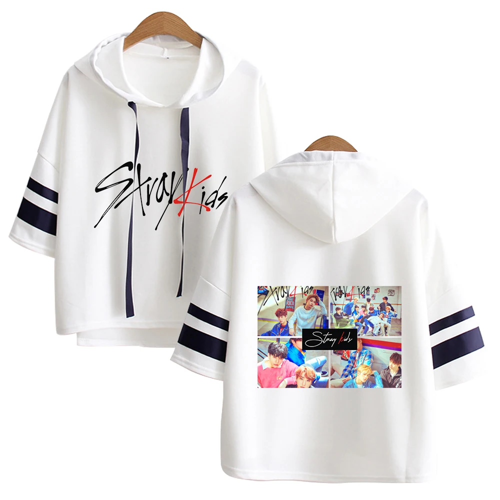 Женская толстовка в стиле хип хоп stray kids корейское летнее худи одежда Харадзюку
