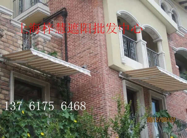 Awning canopy awning retractable umbrellas folding Peng a French villa electric |