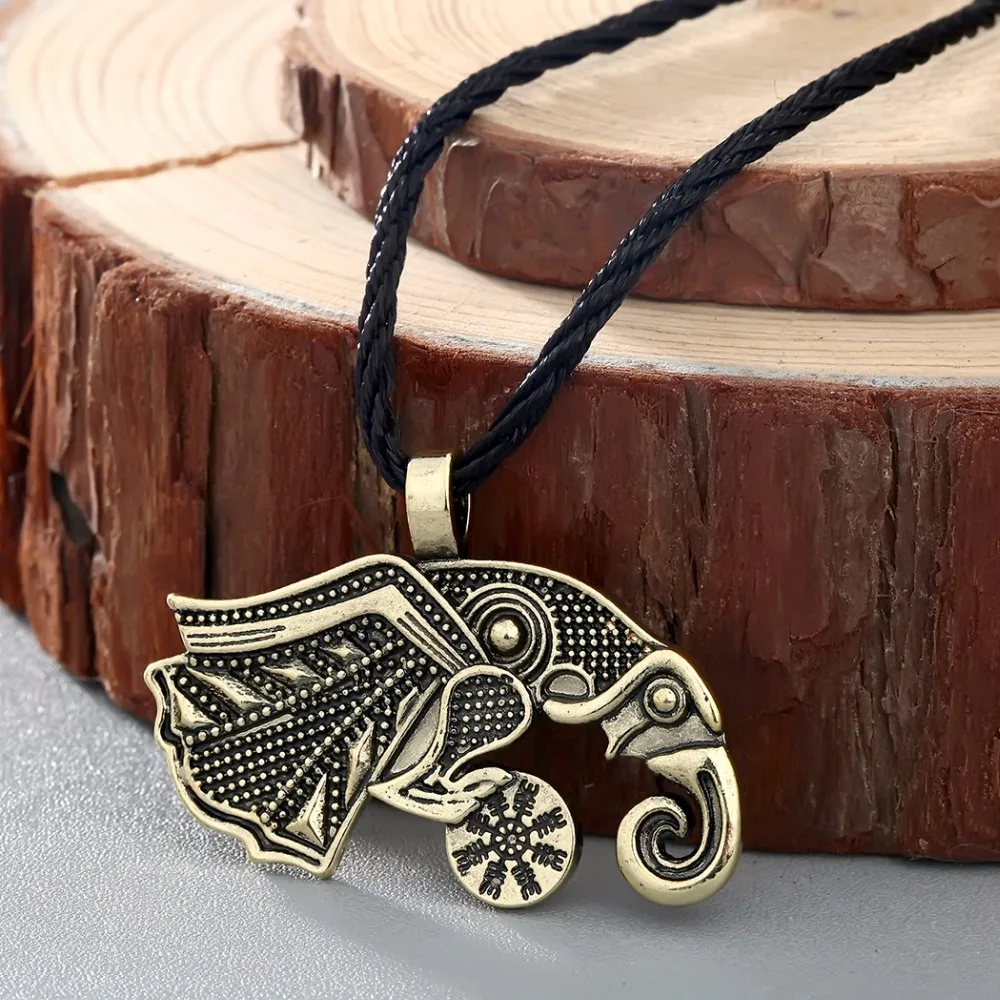 Кулон CHENGXUN Valknut в стиле викингов ретро Ворон Одина символ воины ожерелье для