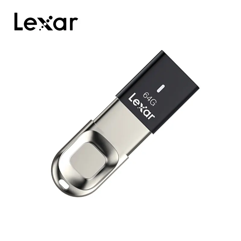 Lexar F35 usb 3 0 флеш накопитель с отпечатком пальцев 32 Гб 64 128 ГБ светодиодная карта