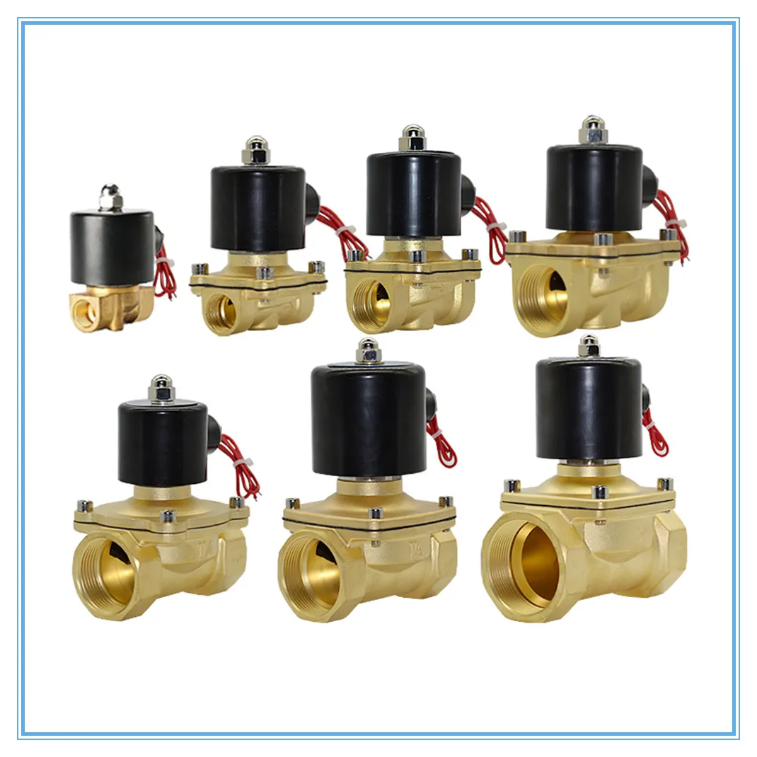 

Электромагнитный клапан латунный AC220V/DC12V/24V