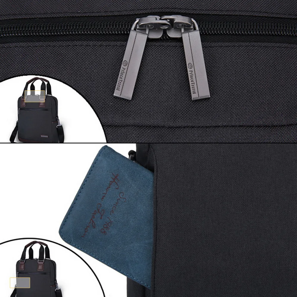 Messenger 14 Inch Laptop Women Briefcase Men Business Shoulder Bag For 7.9