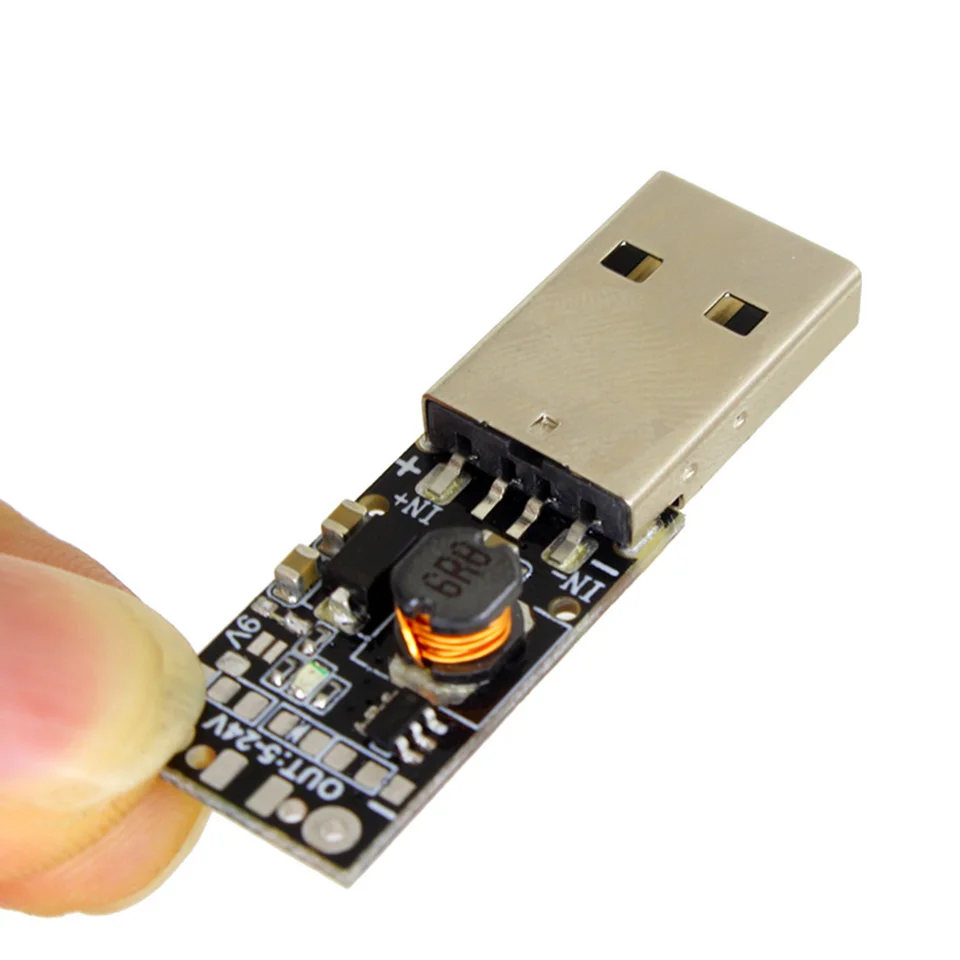 1 шт. 8 Вт USB повышающий Регулируемый регулятор 5 В до 9 В/12 преобразователь модуль