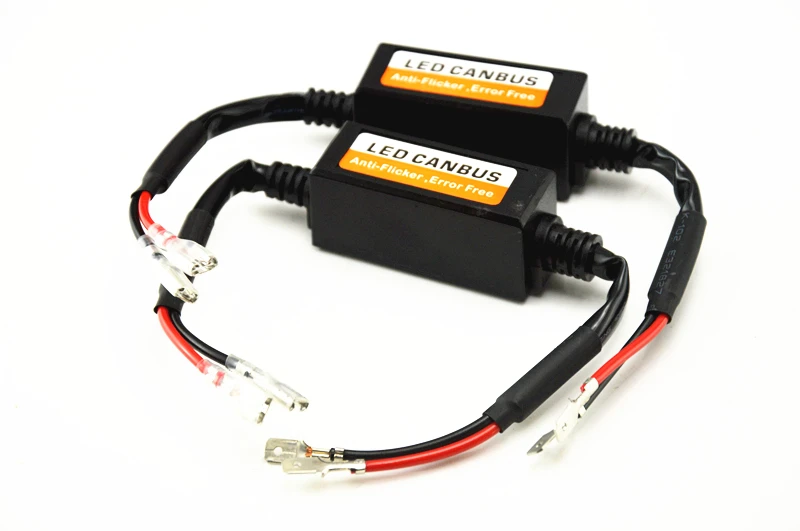 Универсальный 2 шт. H1 H4 H7 H11 LED DRL Передняя фара Canbus подавитель предупреждений об