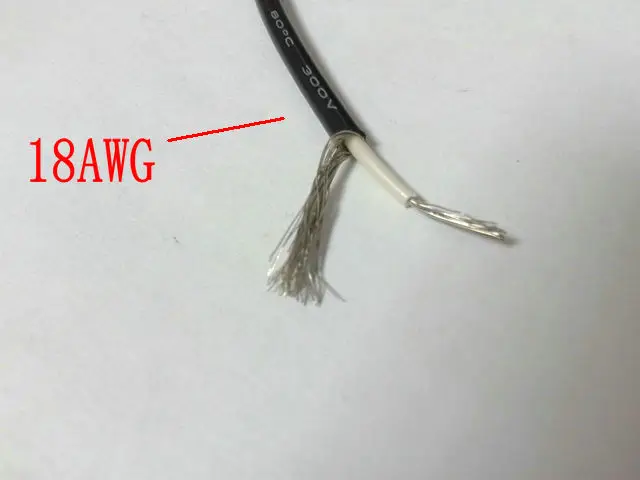 10 м кабель 1 сердечник экран 18AWG черный ПВХ 300 в|cable 10m|cable 18awgcable shield |