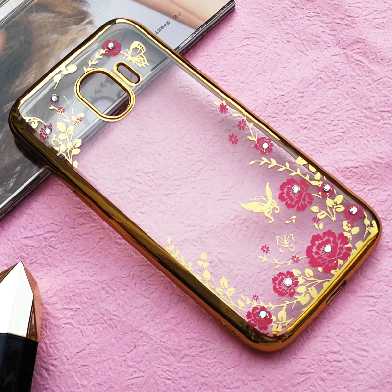 XinWen Алмазный Мягкий ТПУ чехол на заднюю панель телефона чехлы для samsung galaxy j2 pro j2pro