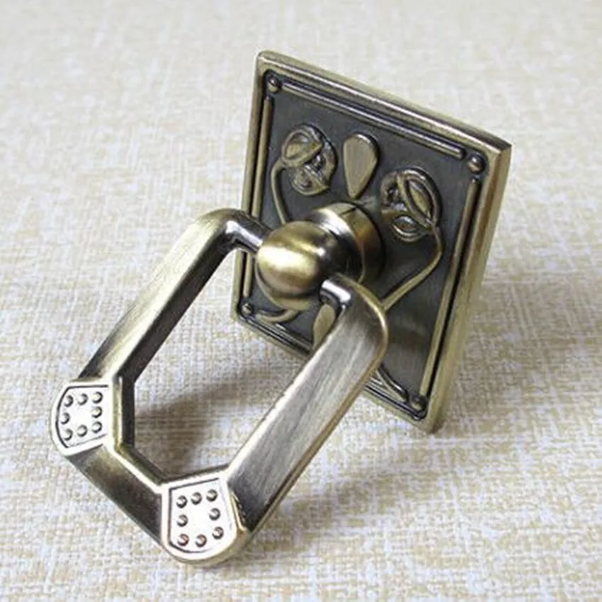 Ручки в ретро-стиле для шкафа с выдвижными ящиками античные латунные ручки